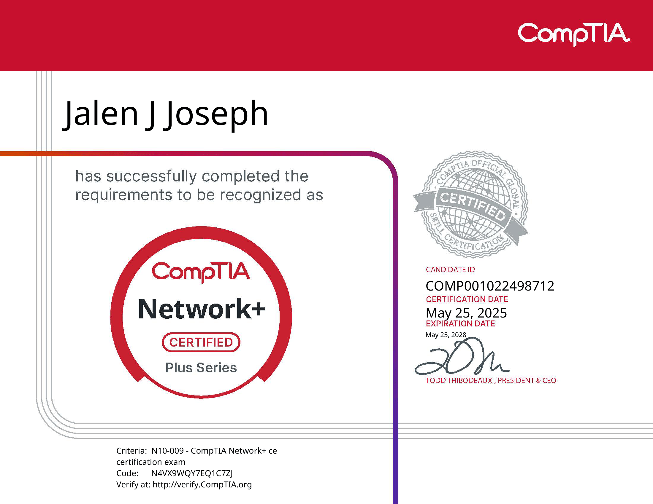 Network+ Certification